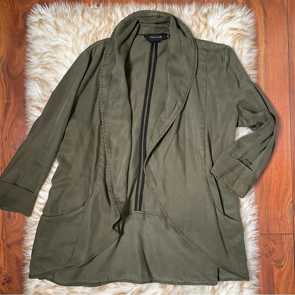 Tahari tencil waterfall drape open jacket - Picture 4 of 6